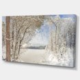 thumbnail image 2 of Lake in Winter Woods - Landscape Canvas Art Print, 2 of 3