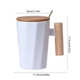 thumbnail image 3 of Chmadoxn Kitchen Gadgets, Kitchen Accessories, Kitchen Utensils, Kitchen Tool Wood Handle Ceramic Mug Office Mugs Holiday Event Gift Mugs Holiday Event Mugs, 3 of 6