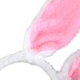 thumbnail image 4 of Bunny Rabbit Costume Set,Ears Headband Bow Ties Tail Set,Halloween Costume Assesories(Pink), 4 of 5