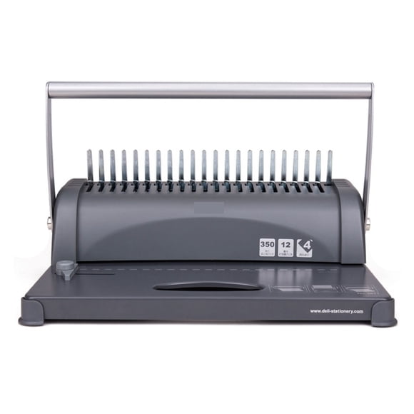 Manual Comb Binding Machine Office Financial Plastic Aprons Rings Binding Machine 21 Holes 350 Pages Capacity