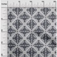 thumbnail image 1 of oneOone Georgette Viscose Fabric Check Kasuri Decor Fabric Printed BTY 42 Inch Wide, 1 of 4