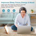 thumbnail image 2 of SAD Light Therapy Lamp LED Light Therapy Lamp for Effective Treatment of Seasonal Affective Disorder with Timer Function Touch Control Suitable for Home/Office, 2 of 5