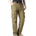 thumbnail image 1 of Birdeem Mens Outdoors Thick Straight-Leg Pants Mountain Climbing Multi-Pocket Overalls Trousers, 1 of 12