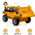 thumbnail image 3 of AKDSteel 12V Kids Ride On Dump Truck, 4-Wheeler Electric Car with Dump Bed & Shovel, Ride On Toy for Kids, 3 of 8