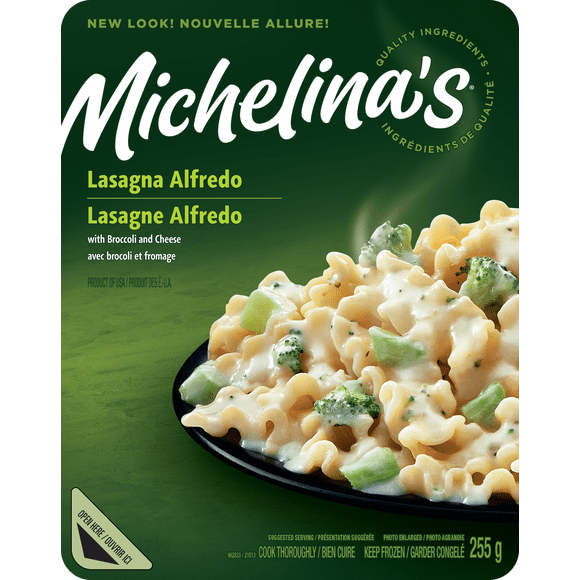 Michelina's Lasagne Alfredo au brocoli et au fromage 255 g