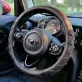 thumbnail image 1 of Steering Wheel Cover Great Grip with 3D Honeycomb Anti-Slip Design, Universal 15 Inch (Purple), 1 of 6