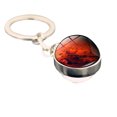 thumbnail image 2 of TopLLC Keychains Solar System Milk y Way Nebula Double Sided Glass Ball Keychain Keychain Keychain, 2 of 3