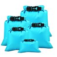 thumbnail image 1 of Dry Bag Waterproof Sack Foldable Moisture Barrier Pocket Flexible Rafting Storage Light Reserve Pouch Multifunctional Strap Hook Sky Blue, 1 of 5