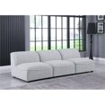 thumbnail image 2 of Meridian Furniture Miramar Gris Durable en Lin Texturé Canapé Modulaire, 2 of 12