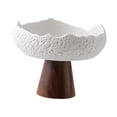 thumbnail image 2 of Elodie Ceramic Dinner Plate Decorative Elegant Salad Plate for Home Breakfast Snack White, 2 of 8