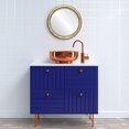 thumbnail image 3 of Miroir Encadré Pasadena - Or Champagne, 3 of 6