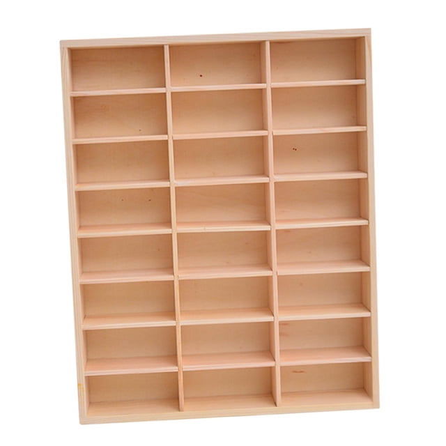 Diecast Car Display Shelves Collectibles Shelves Doll Display Rack 24 Grid