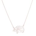 thumbnail image 1 of Creative Necklace Female Hollow Hedgehog Pendant Chain ,Gift For Girlfriend, 1 of 8