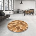 thumbnail image 4 of Ahgly Company Tapis Rectangulaire Orange Lavable en Machine, 2 Pieds x 4 Pieds, 4 of 7
