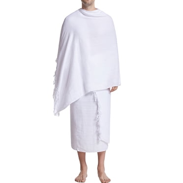 Thobe pour Hommes, Robe Musulmane Arabe à Manches Longues en Coton Tunique, Robe de Prière Islamique pour Hajj et Tenue Quotidienne, Vêtement Modeste à Coupe Ample