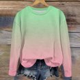 thumbnail image 4 of Yuyuzo Chandails en Molleton pour Filles Col Rond Manches Longues Décontracté Confortable Bloc de Couleur Pull d'Automne, 4 of 4