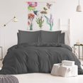 thumbnail image 1 of 800 Thread Count 100% Egyptian Cotton 1 Piece Duvet Cover with Zipper Closure & Corner 1 Pc Duvet Cover Solid Pattern, 1 of 4