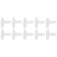 thumbnail image 4 of Filfeel 1/2 Barb Fitting,Tee Plastic Fitting,10Pcs 3 Way Plastic Fitting Pressure Temperature Resistant T Shaped Tee 1/2 Barb Fitting, 4 of 8