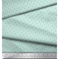 thumbnail image 2 of Soimoi Moss Georgette Fabric Triangle & Spoon Kitchen Fabric Prints by Yard 42 Inch Wide, 2 of 3