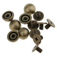 thumbnail image 3 of 20 Pcs Clous de Rivets de Dôme s pour Sac d'Artisanat en Cuir 8 mm - bronze, 3 of 8
