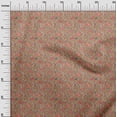 thumbnail image 3 of oneOone Rayon Tawny Brown Fabric Floral Craft Projects Decor Fabric Printed By The Yard 56 Inch Wide, 3 of 5