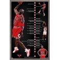 thumbnail image 1 of Michael Jordan - Timeline Wall Poster, 22.375" x 34" Framed, 1 of 4