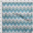thumbnail image 3 of oneOone Cotton Poplin Teal Blue Fabric Turtle Block Fabric For Sewing Printed Craft Fabric By The Yard 56 Inch Wide, 3 of 4