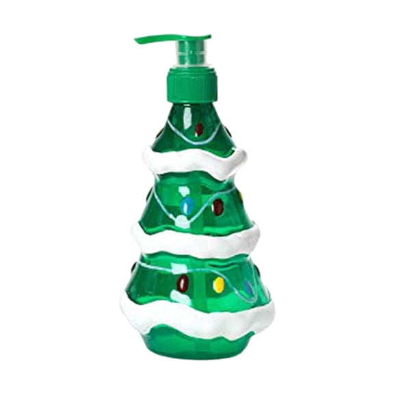veasfak Christmas Hand Soap Dispenser Christmas Decor Liquid Container Shampoo Dispenser Christmas tree