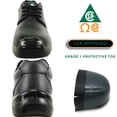 thumbnail image 2 of vangelo ASTM and CSA Approved Steel Toe Men Safety Shoe HELMUT-3 Puncture and Toe Protection Non-Slip Black Size 9W, 2 of 5
