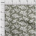 thumbnail image 2 of oneOone Polyester Spandex Dusty Green Fabric Tropical Craft Projects Decor Fabric Printed By The Yard 56 Inch Wide, 2 of 5