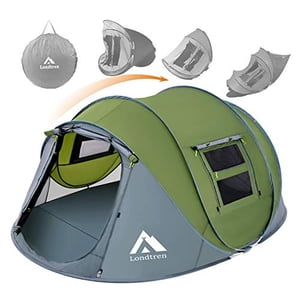Pop Up Tents for Camping 4 Person Waterproof Tent Easy Pop Up Army Tents Surplus Tents Military Tents Military Pop Up Tent Popup Tent Camping Easy Up Camping Tents Instant Pop Up Tent Big Green