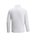 thumbnail image 4 of fatyb Chandail pour Hommes à Col Roulé Décontracté Tricoté Extensible à Manches Longues Hauts Chauds d'Automne Hiver pour Hommes, 4 of 5