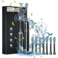 thumbnail image 1 of Toothbrush With 8 Brush Heads 6 Cleaning Modes Water Proofing IPX7 Water Proofing Toothbrush Newly, 1 of 8