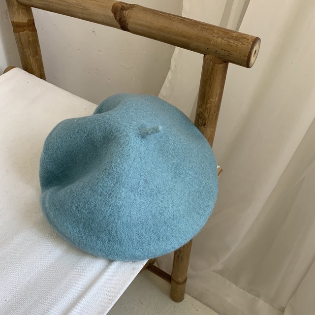 LinYooLi Breda Hat Female British Retro Autumn And Winter Day Is Wool Painter Hat Ladies Beilei Hat Versatile Korean Version