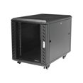 thumbnail image 1 of StarTech.com 12U AV Rack Cabinet 12U - Rack Réseau avec Porte en Verre - Cabinet d'Ordinateur 19 Pouces pour Salle de Serveur Ou Bureau (RK1236BKF) - Rack Cabinet - Noir - - 36 Pouces, 1 of 8