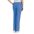 thumbnail image 2 of Landau Essentials Flare Leg Scrub Pants for Women: Classic Relaxed Fit, Drawstring/ Elastic Waist 8335, 2 of 5