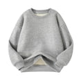 thumbnail image 1 of Sweaters for Boys Fleece Thickened Long Sleeve Capless Casual Warm, 1 of 8