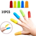 thumbnail image 3 of Lefu 3/5pcs Silicone Finger Protector Sleeve Cover Anti-cut Heat Resistant Kitchen, 3 of 6