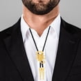 thumbnail image 4 of Milaget Alloy Tie Adjustable Costume Rope Sweater Chain Retro Cowboy Scorpion Gold, 4 of 9