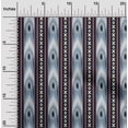 thumbnail image 1 of oneOone Viscose Jersey Fabric Stripe & Geometric Ikat Print Fabric BTY 60 Inch Wide, 1 of 5