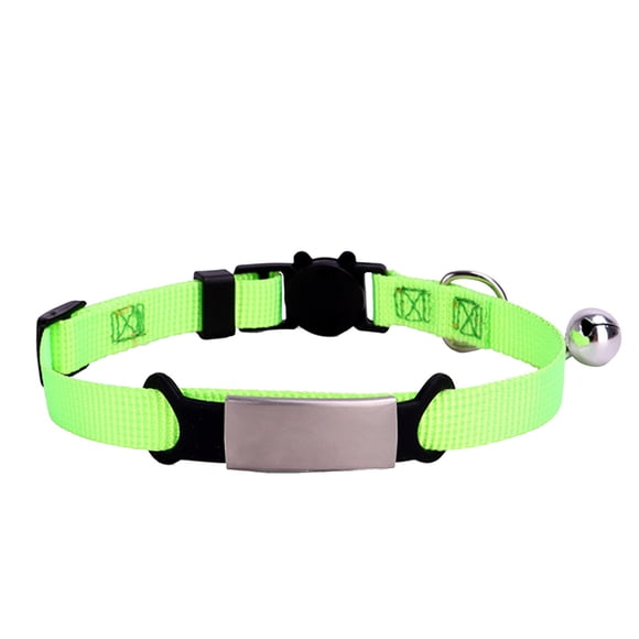 Color Breakaway Cat Collar - Adjustable Length, Safe Snap Design, Bell Accessory, for Kittens Cats