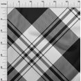 thumbnail image 3 of oneOone Rayon Black Fabric Tartan Quilting Supplies Print Sewing Fabric By The Yard 56 Inch Wide-7942, 3 of 4