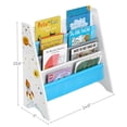 thumbnail image 2 of SONGMICS Bibliothèque pour Enfants, Organisateur d'Étagère de Rangement pour Livres, avec Trousse Anti-Basculement, Blanc, Enfants, 2 of 5