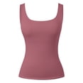 thumbnail image 5 of Women's Sleeveless Layering Tank Top for Everyday Wear Casual Summer Basic Stretch Fit Inner Layering, 5 of 5