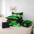 thumbnail image 4 of YST 7-Piece Ballet Dance Comforter Set, Black Green, Queen, 4 of 4