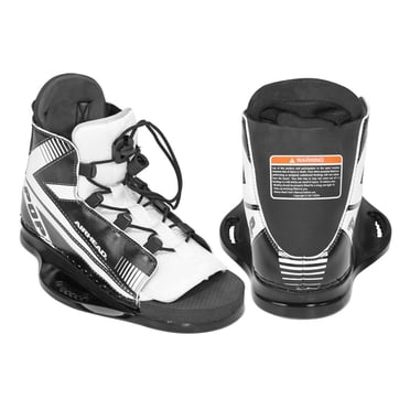 Airhead Venom Fixations Réglables pour Bottes de Wakeboard de Sport Nautique, Tailles Jeunesse 4 à 8