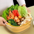 thumbnail image 4 of Dvkptbk Multi Functional Basket New Fruit Cleaning Bowl with Strainer Container Kitchen Sink Food Catcher Drainer Fruit Rinser Vegetable Washing Filter Bowl Drain Basket Home Essentials, 4 of 6