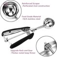 thumbnail image 2 of Ice Cream Scoop, Stainless Steel Cookie Scoop, Cookie Scoops for Baking,  Cookie Dough Scoop, Ice Cream Scooper with Trigger Release, Cookie Scooper for Baking, Cupcake Scoop, 2 of 8