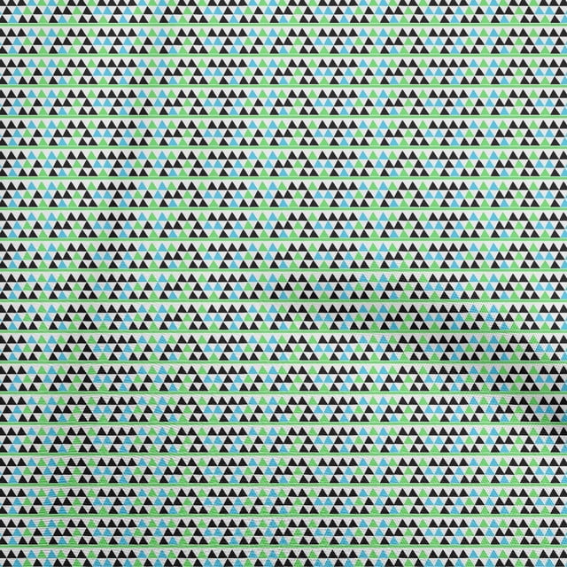 oneOone Polyester Spandex Green Fabric Tribal Sewing Craft Projects Fabric Prints By Yard 56 Inch Wide