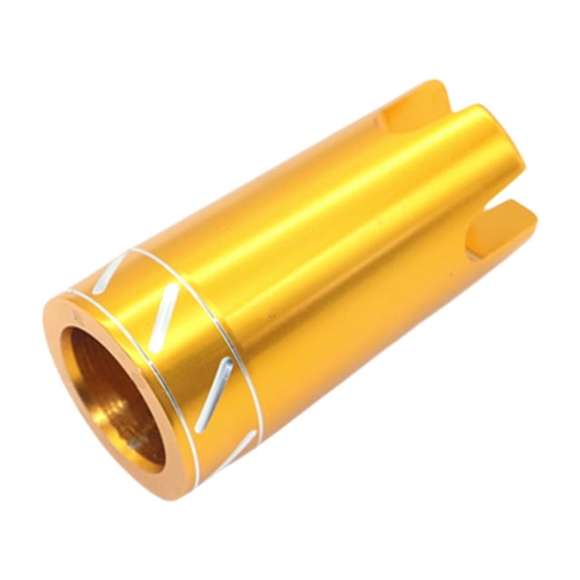 jinwen Fishing Rod Gimbal Metal Pole Cap for Rod Holder DIY Rod Building Rod Repair Gold